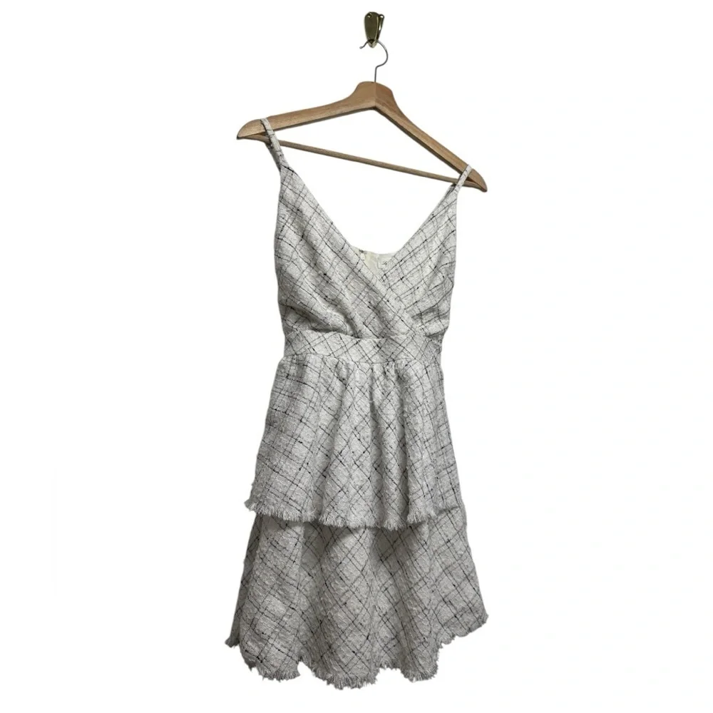 NWOT REVOLVE LOVERS & FRIENDS Nim Tweed Mini Dress S - Picture 6 of 9